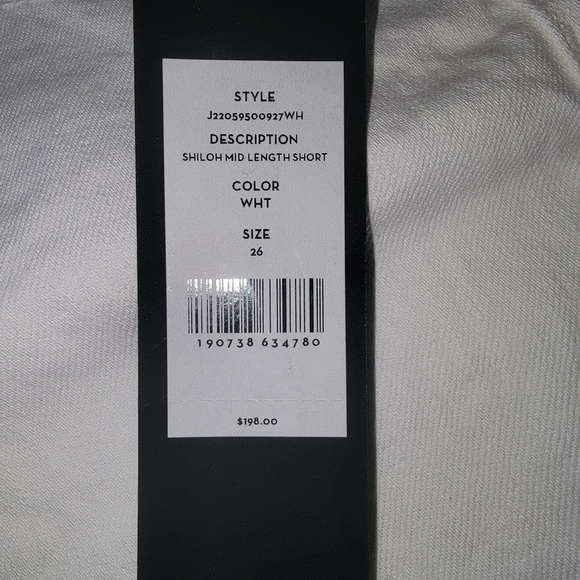 Veronica Beard Shiloh Mid Length Cut Off Button Fly Shorts - Picture 7 of 16